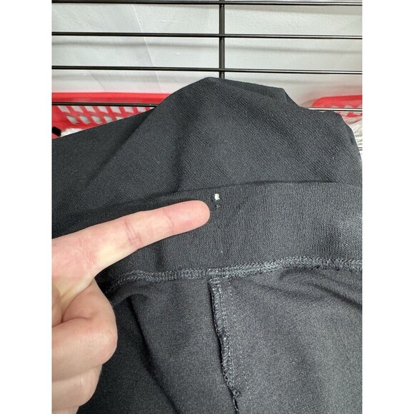 Eileen Fisher Stretch Crepe Pants Womens XS Black Pull On Wide Leg Relaxed - Picture 7 of 10